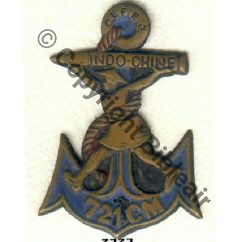 721e CIE MUNITIONS CEFEO  Fab LOC Metal leger peint Sans attache Src.grandspins13 380EurInv