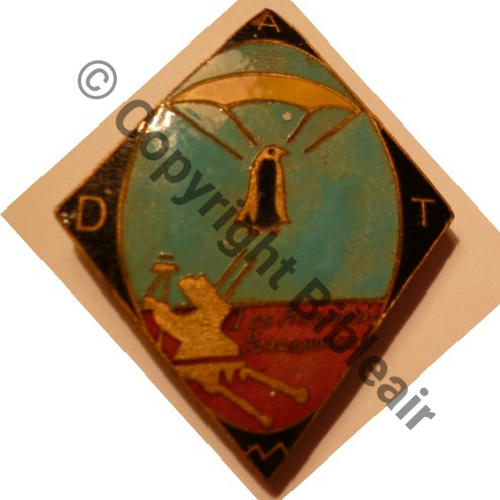 DAT  DATM MAROC Pingouins parachutistes Grande taille SM Bol allonge Horizont Dos lisse irreg scintillant Src.germanauctions 75Eur08.13 