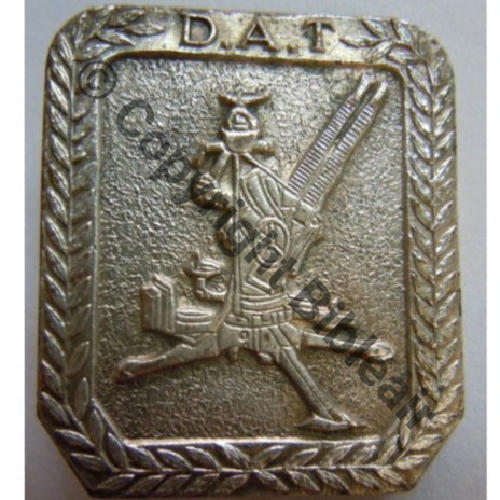 DAT  Def Aer Territ 1939  MORET Poincon semi circul Bol Dos lisse Src.leberetvert PV225Eur 