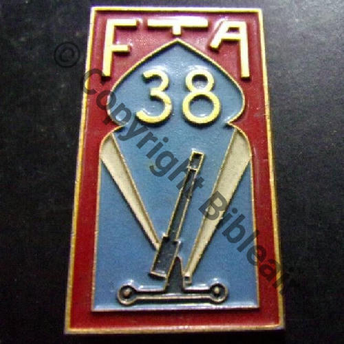 FTA  38eFTA 43.45  A.AUGIS LYON ST.BARTH 2Lig Alu peint 2Griffes Grenu Src.patarcadius 75Eur06.22 
