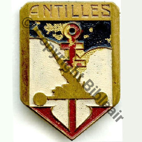GADCA  21eGADCA 1eDFL ANTILLES DrPN Dep Peint 2Anneaux Dos lisse Sc.STELLA 180EurInv