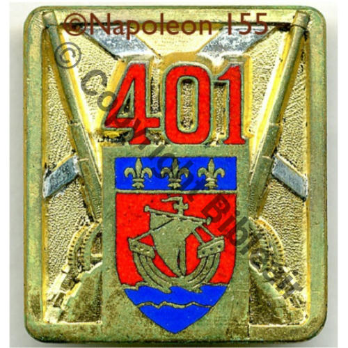 RAA  401e Artillerie Antiaerienne  DrPNRom Past Guiloche vrac Sc.STELLA