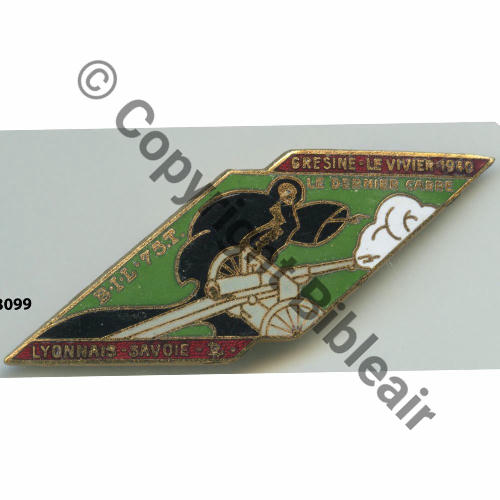 BIL  Batterie Intervention Legere 75 TRACTE Gpt CARTIER S.Gpt TROLLIET  AUGIS Src.Grandspins13 PV390Eur 