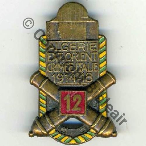 RAD  12eRAD  AB.P Dep +Poinc Past AB RENNES Poinconne Dos lisse Embouti Modele 1939 Src.3062  