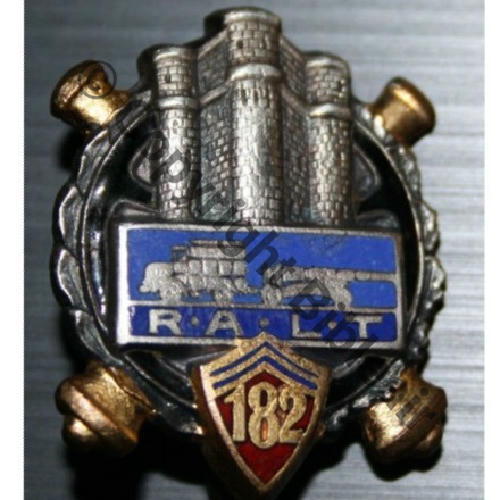 RALT 182eRALT Art Lourde Tractee CANONS DORES  DrP Guilloche Src.asvendeur 30EurInv 