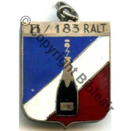 RALT 183eRALT 2eGpe Art Lourde Tractee  SM Dos lisse irreg Porte clefs.. Src.STELLA 58Eur12.12 