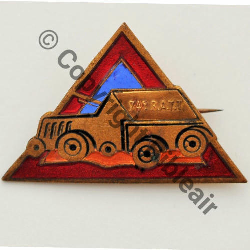 RATT  74eRA DC puis Tractee Tout Terrain DUSEAUX Poinc circul LAFFLY Modele Depose Eping bascule Dos lisse irreg Src.mdt.collections 140EurInv