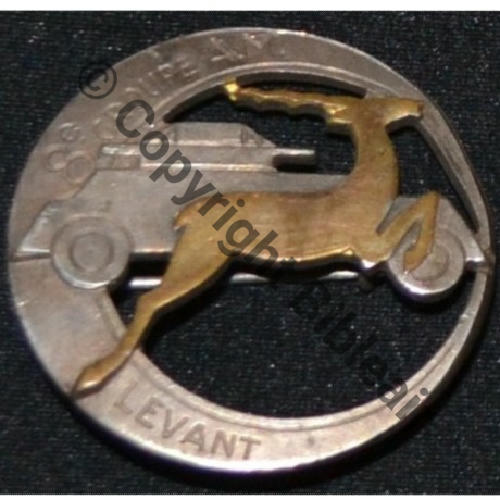8e Gpe AUTOMITRAILLEUSES LEVANT LIBAN  DrPBER Dep Demi bol fenetre Dos lisse irreg Src.dannydunkan 50EurInv 