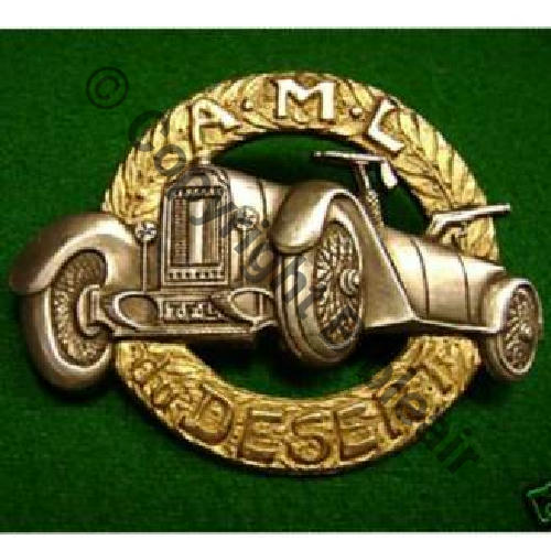 AUTO.MITRAILLEUSE LEGERE du DESERT LEVANT SM (pas de poincon) 2Anneaux Dos lisse Embouti 63x48mm Sc.snake57 421Eur12.08 