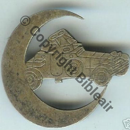 AUTO.MITRAILLEUSES 1eCHASSEUR AFRIQUE  AB.P Dep Bol poinconne Dos lisse Sc.67iml 300Eur11.07