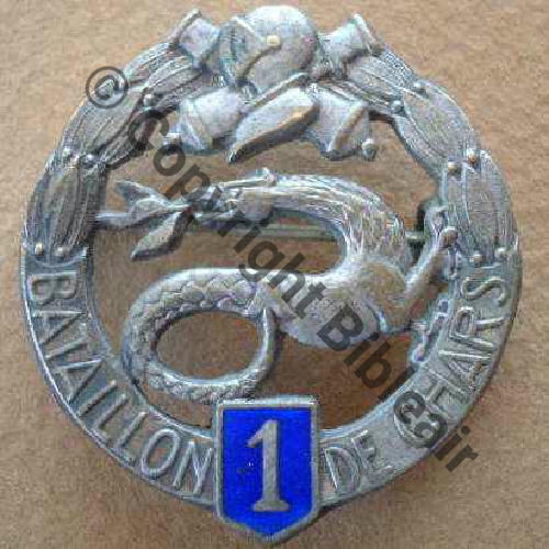 BCC  1eBAT CHAR COMBAT AB.P Dep Eping bascule Dos lisse Estampe leger Sc.argitxu 180EurInv