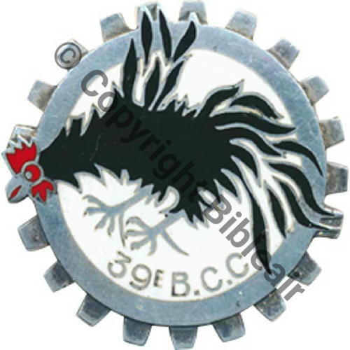 BCC  39eBAT CHAR COMBAT  SM (FRAISSE DEMEY) 2Anneaux Dos lisse ARGENT... Src.LAVOCAT 280EurInv 
