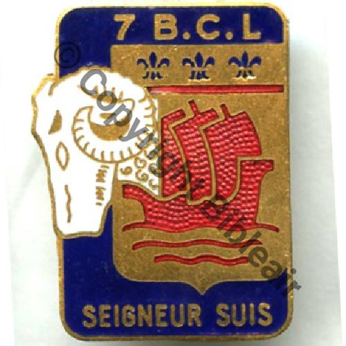 BCL  7eBAT CHARS LEGERS  A.AUGIS LYON 1Li Bol allonge Dos lisse irreg Src.STELLA 147Eur04.12 