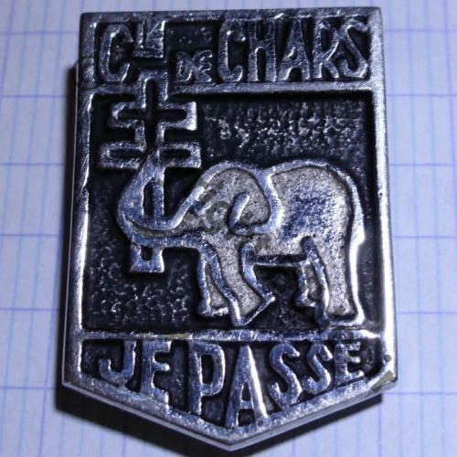 CIE  FFL 1941 Cie CHARS JE PASSE  Fab LOC DAMAS Eping No125  Src.ffl06cine 350EurInv 