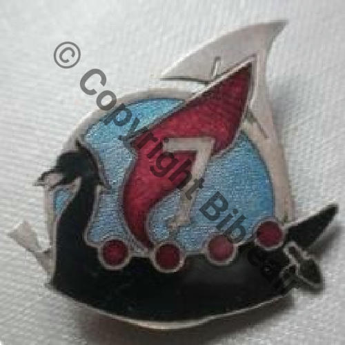 RC 7eRgt CHASSEURS  DrPN Bol carre Dos pointille.. Sc.mchejp MAP70Eur