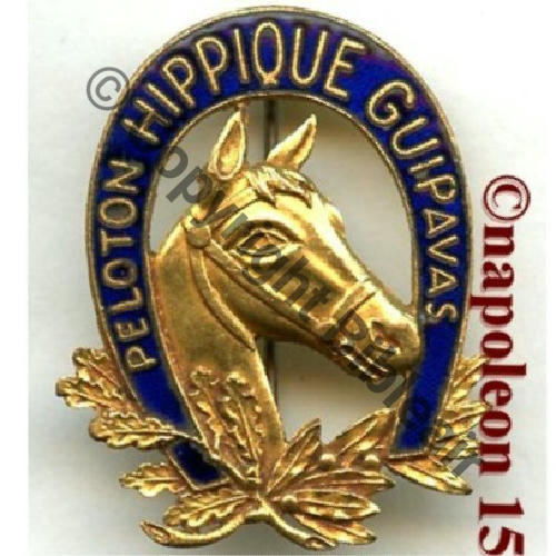 PELOTON HIPPIQUE GUIPAVAS  SM Eping bascule Dos lisse Src.STELLA 34Eur04.12