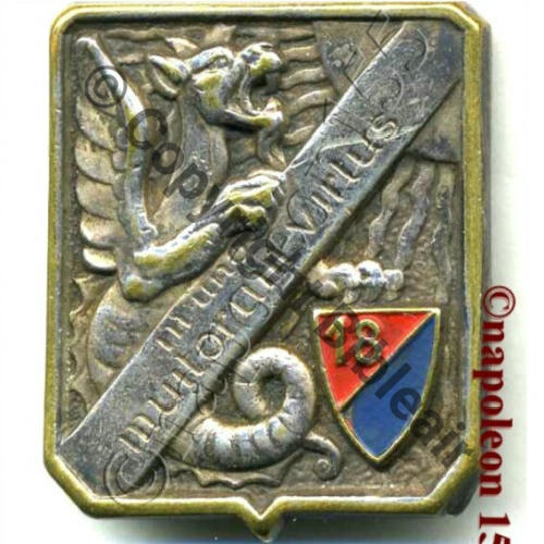 18eRgt DRAGON  SM 2Anneaux Embouti Peint Sc.STELLA MAP48Eur