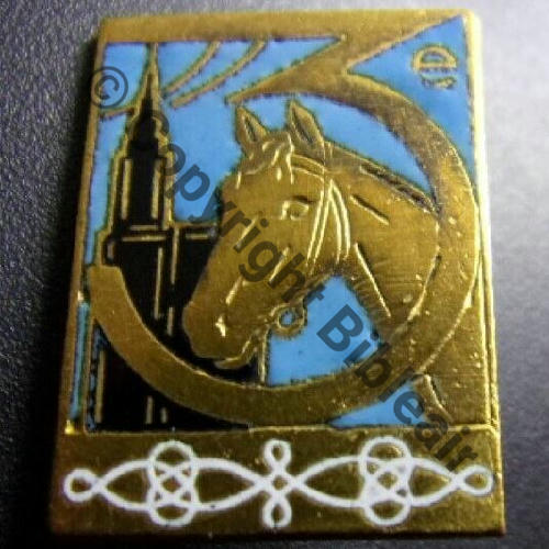 3eRgt HUSSARDS WW2  AB SM Bol poinconne Dos lisse irreg 25x19mm Src.patarcadius 200EurInv 