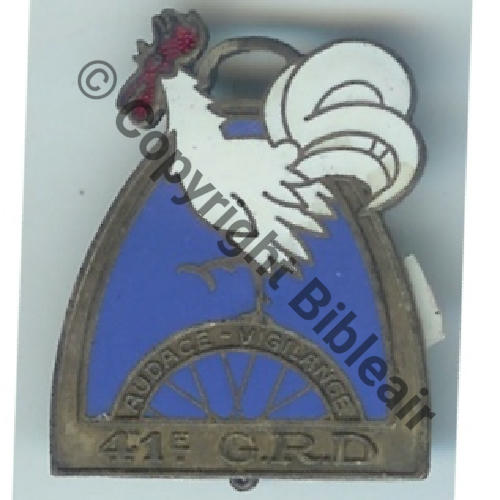 GRDI  41eGR.DI  A.AUGIS ST.BARTH LYON 3Lignes Bol allonge Granuleux Src.doume380 95EurInv