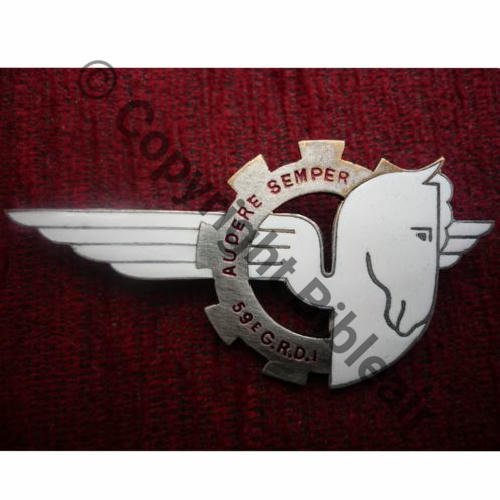 GRDI  59e GR DI Grp Reco de Div Infant  SM 2Anneaux Dos lisse irreg Src.lectou32 160EurInv 