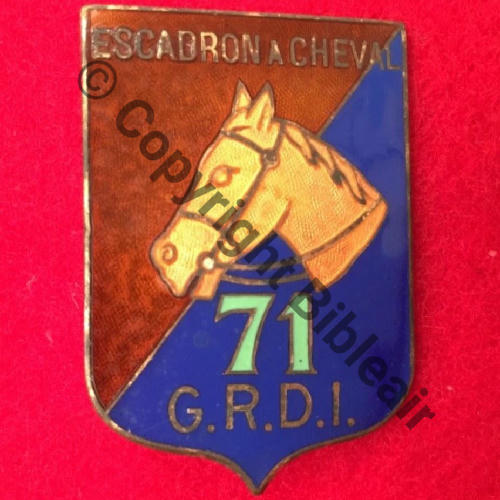 GRDI  71e GR.DI  SM Bol fenetre Dos lisse tres irreg Src.sahariens50 380EurInv 