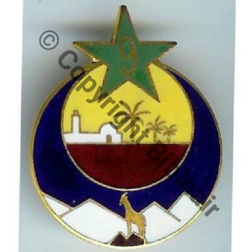 RSA  9eRgt SPAHIS ALGERIENS  AB.P+Past AB Rennes poincon carre Dos lisse irreg Sc.doume380 680EurInv