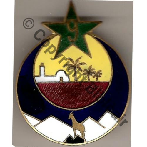RSA  9eRgt SPAHIS ALGERIENS BLEU NUIT AVERS GRENU  AB.P Dos lisse irreg Src.mian04nou 550EurInv 