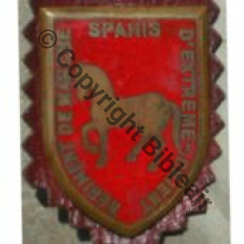 RMSEO  Rgt Marche SPAHI MAROCAIN EO  DrPBER Bol Dos lisse Embouti Src.antsi67 150Eur06.12 