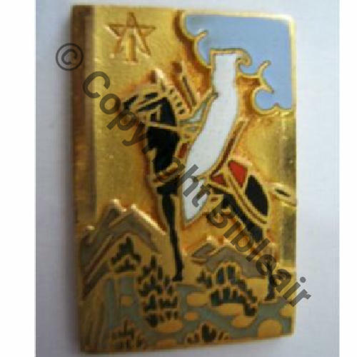 RSM  1eRgt SPAHI MAROCAIN 1939 LEVANT  DrPBer Dep Dos lisse Sans attache Sc.leberetvert 180EurInv
