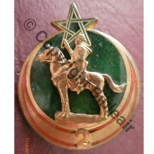 RSM  2eGpe ESCADRON SPAHI MAROCAIN  DrPBER Bol Dos lisse H507 No1071 Src.5178sam 250EurInv 