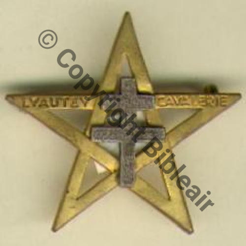 RSM  5eRgt SPAHI MAROCAIN.. ABC G1627  AB  Fond ajoure Croix relief Sc.grandspins13 25EurInv