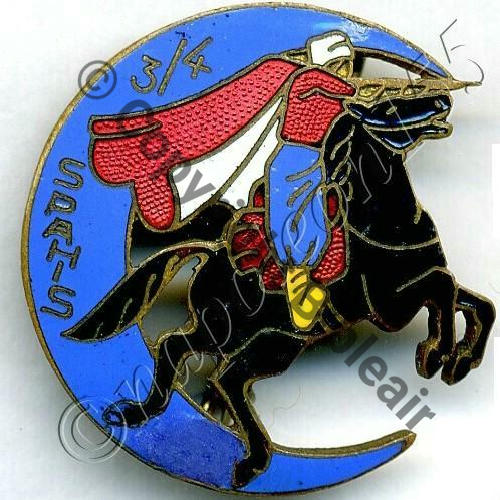 RST 4eRgt SPAHIS TUNISIENS 3e Gpe Ptt Modele 32mm  A.AUGIS LYON 2Li.. Bol fenetre Dos lisse irreg Sc.STELLA 120EurInv