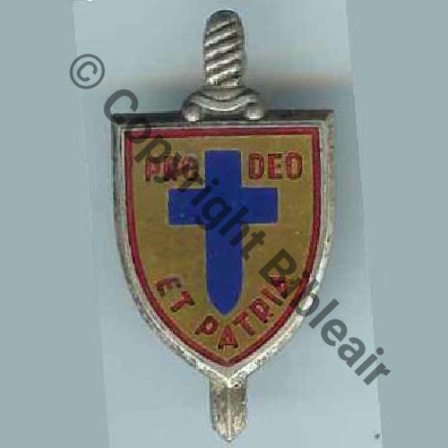 CODO  UMDC. CODO PRO DEO ET PATRIA  A.AUGIS ST.BARTH LYON 3Li Bol fenetre allonge Dos granuleux etame Sc.doume380 120EurMax 