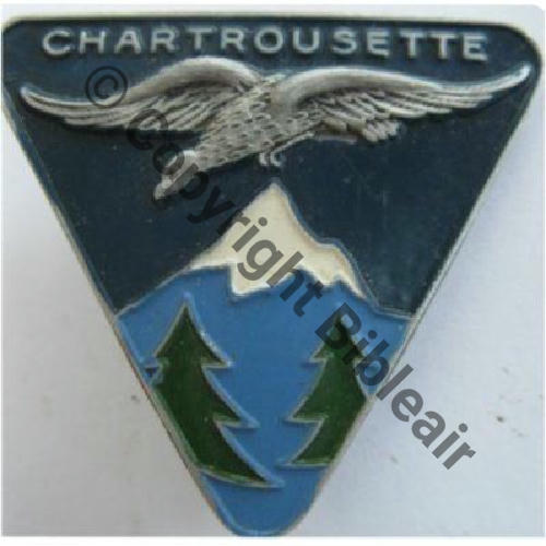 CJF 10  CHANTIER JEUNESSE 10 CHARTREUSE Gpe No2 CHARTROUSETTE  PAQUET GRENOBLE 2lign Alu peint 2Griffes Grenu Src.rouge29200 147EurInv 