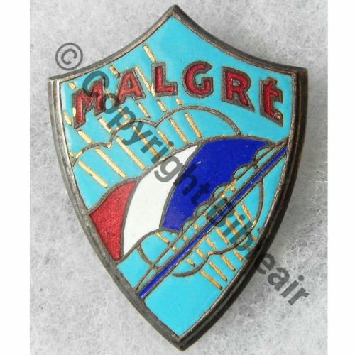 CJF 23  CHANTIER JEUNESSE 23 MALGRE  DrPNBer Dep 2semi circul Bol fenetre Dos lisse irreg estampe leger  Src.entame PV42Eur 