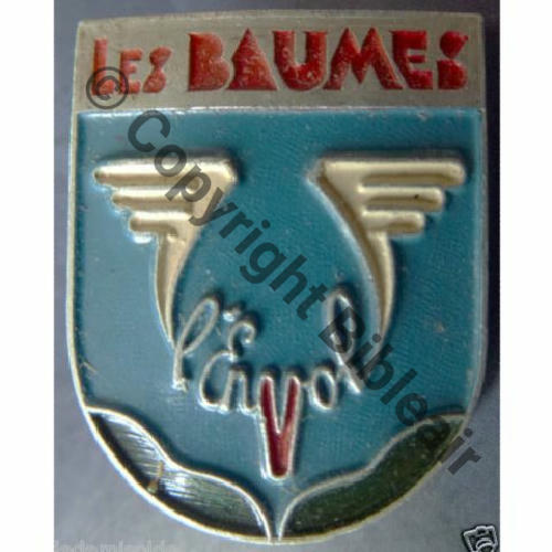 CJF CHANTIER JEUNESSE MASSIF DES BAUMES  Alu peint A.AUGIS LYON ST.BARTH 2Li 2Griffes Grenu  Src.ledemisolde 44Eur05.13 