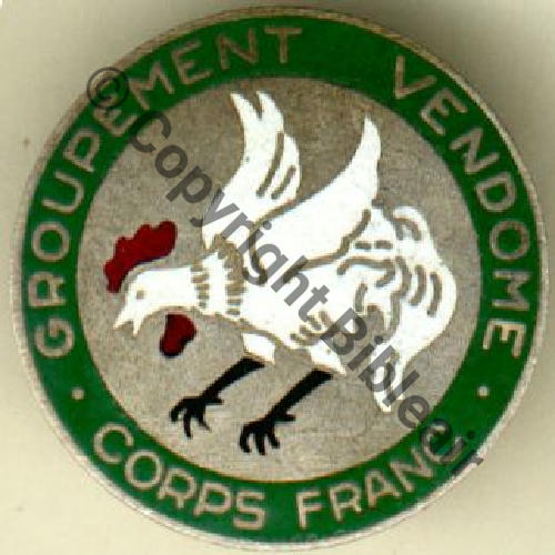 GRPT VENDOME 10e CORPS FRANC  GraveCj  BERAUDY VAURE +No Sc.grandspins 85EurInv