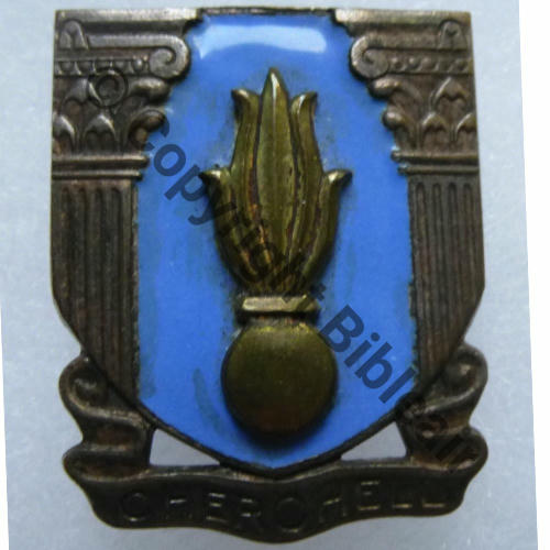 ECOLE INFANTERIE CHERCHEL H242 DrP+DPast Guilloche Src.Th.LECLERE 8EurInv 