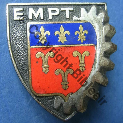 ECOLE MILITAIRE PREPARATOIRE TECHNIQUE TULLE  DrP+DPast Guilloche Embouti leger H246 Src.fox5760 7EurInv 