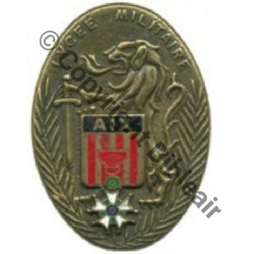 LYCEE MILITAIRE AIX EN PROVENCE Bleu fonce G2446 DrNMV Griffes et butees VIRGULES Sc.karthala 