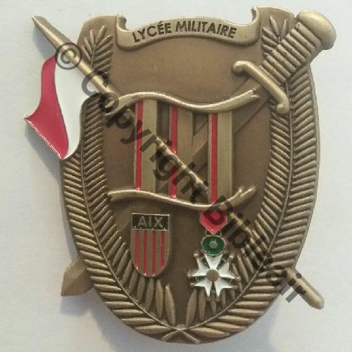 LYCEE MILITAIRE AIX EN PROVENCE IIIe CIE  GLF No301 Griffes et butees Dos lisse metal brosse Src.bonaparte.imperator83 13Eur08.17 