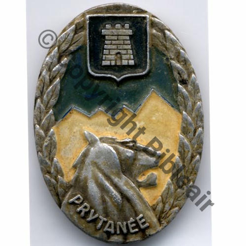 PRYTANEE MILITAIRE ALU PEINT  A.AUGIS LYON 2Li 2Griffes Grenu Src.entame 76EurInv 