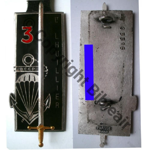 EMIA 1985 86 PROMO  LTT LHUILLIER G3316  FRAISSE PARIS 2Anneaux Dos lisse strie irreg Src.roxhan888 197Eur11.20 
