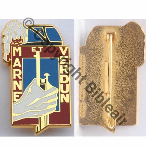 ESM ST.CYR  1937.39 RETIRAGE 1990+ MARNE ET VERDUN  AB.P Griffe unique et butees Dos irreg scintillant Src.roxhan888 310Eur05.14 