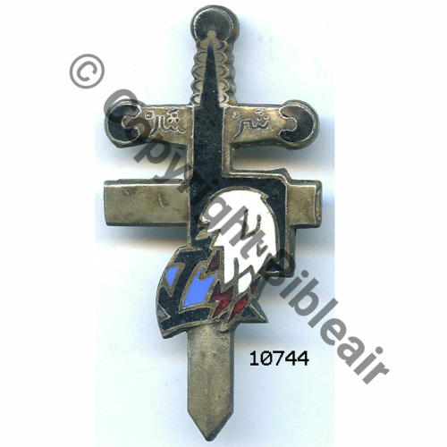 ESM ST.CYR  1943 VEILLE AU DRAPEAU  AB SM DBol Poinconne Dos lisse Estampe leger Fabrique a liberation Src.jeanyves96 280EurInv