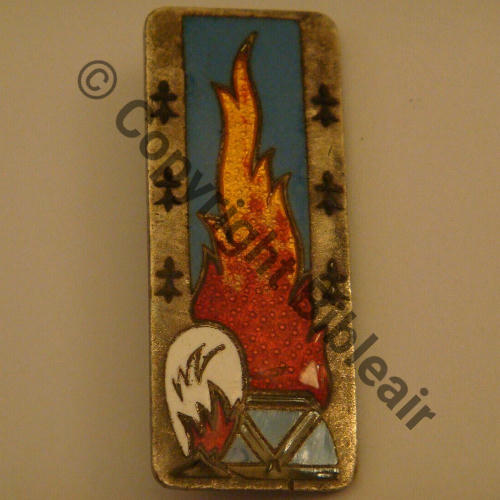 ESM ST.CYR  1945.47 NOUVEAU BAHUT  AB.P Bol poinconne Dos lisse irreg Src.flob92 215EurInv