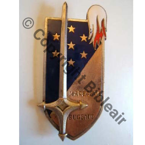ESM ST.CYR  1958.60 MARECHAL BUGEAUD  DrP2Anneaux Dos lisse PROMO BUGEAUD Sc.leberetvert 50EurInv 