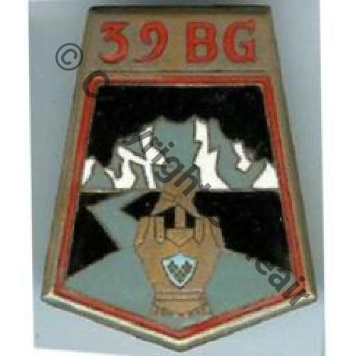 BAT  39eBAT GENIE ALGERIE    AB.P 2Anneaux Chevrons SNH Src.dixmude 20EurInv 