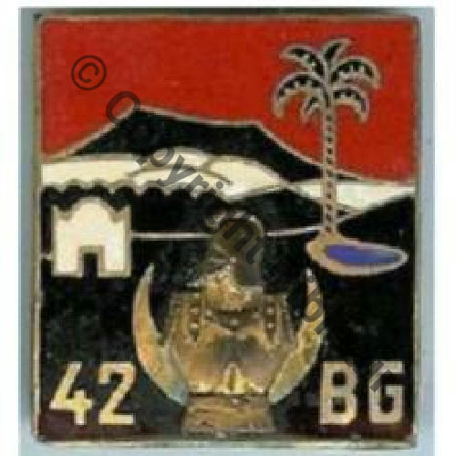 BAT  42eBAT GENIE ALGERIE  G1698...  DrP+DPast Guilloche  Src.dixmude 16EurInv 