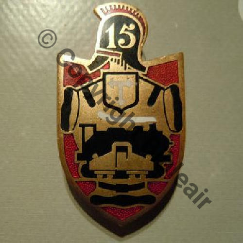 MAGINOT 15eRgt SAPEURS CHEMIN DE FER  A.AUGIS ST.BARTH LYON3Li Bol fenetre allonge Granuleux Sc.clem.chacha 81Eur02.12 